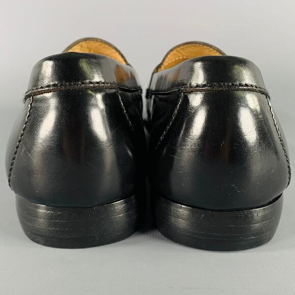 COLE HAAN Size 10 Black Leather Tassels Loafers main image 9